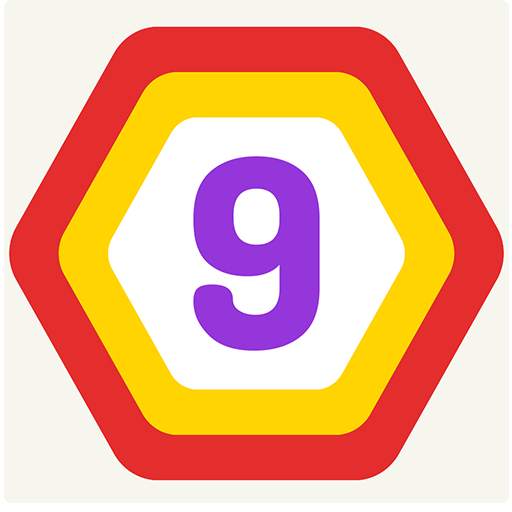 UP 9 - Hexa Puzzle! Merge Numbers to get 9