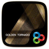 Golden Tornado Go Launcher Theme icon