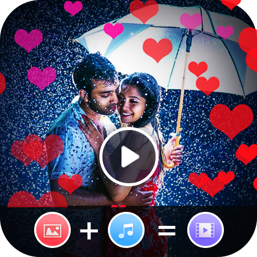 Heart Photo Effect Video Maker with Music icon