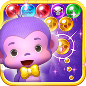 Bubble Purple Monkey icon