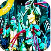 Turtles shadow fight