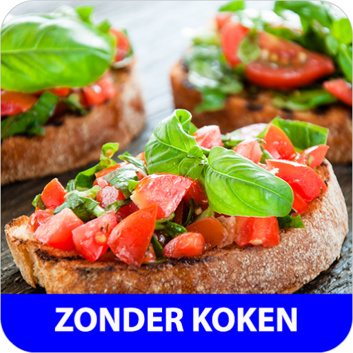 Recepten zonder koken app nederlands gratis icon