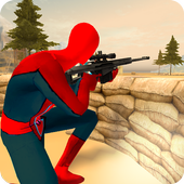 Rope Superhero vs Gangster Sniper Shooting 3D icon