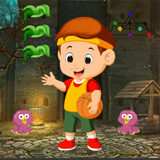 Basketball Player Rescue Best Escape Game-398 icon