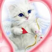 Blue Eyes Cat With Arrow Live on 9Apps