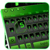 Papan Kekunci Black Green Tech on 9Apps