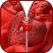 Heart Zipper Lock on 9Apps