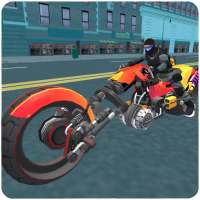 Police Sci Fi Bike Rider 3D