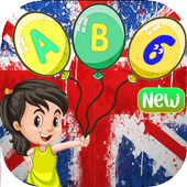 learning English alphabet numbers colors for kids icon