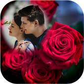 Red Rose Photo Frame