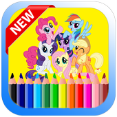 Little Pony Coloring Books icon