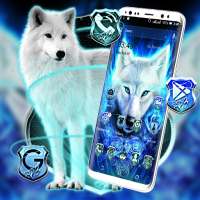 Blue Wolf Launcher Theme