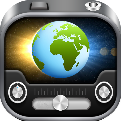Radio FM AM Gratis   Radios Mundo - Radio Mundial أيقونة