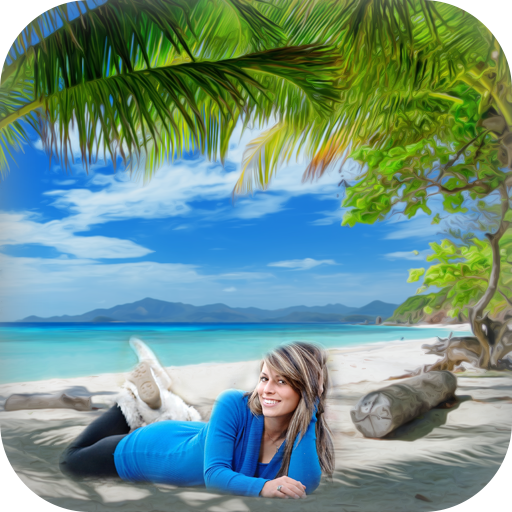 Beach Photo Editor - double pic style exposure new icon