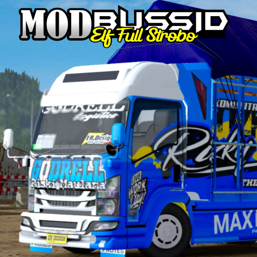 Mod Bussid ELF Full Strobo icon