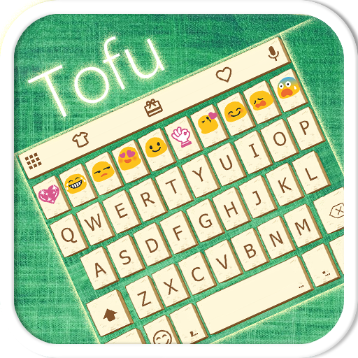 Tofu Emoji Keyboard Theme icon