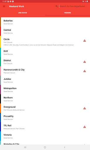 London Tube Live - London Underground Map & Status screenshot 18