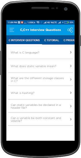 C,C   interview Questions screenshot 3