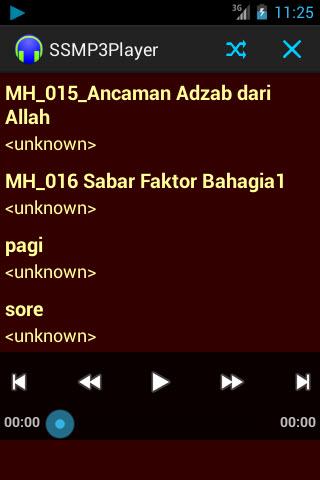 SS MP3 Player screenshot 1