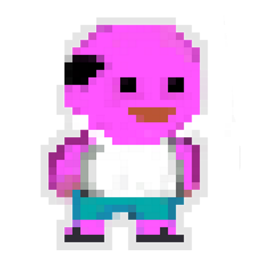 Pixel hero icon
