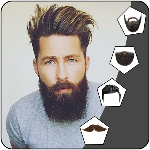Beard Man Photo Editor: Hairstyle Mustache Salon icon
