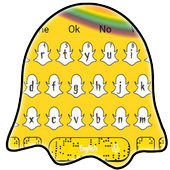 Cute Yellow Elfin Rainbow Keyboard Theme icon