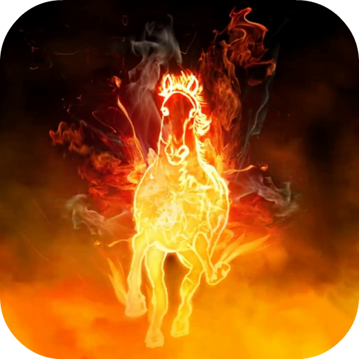 Fire Horse 3D Video Wallpaper icon