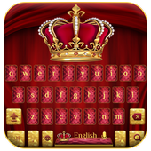 Teclado corona roja icon