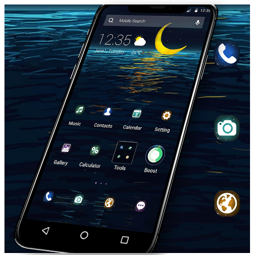 Moon APUS Launcher Theme icon