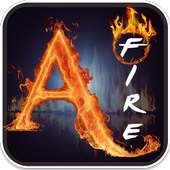 Fire Text Photo Editor