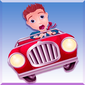 Up Hill Car Racing game play icon