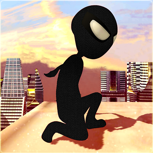 Spider Stickman Rope Hero:Superhero Crime City War icon