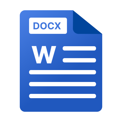 Word Office - Docx, XLS, PDF icon