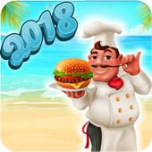 beach seafood cooking restaurant icon