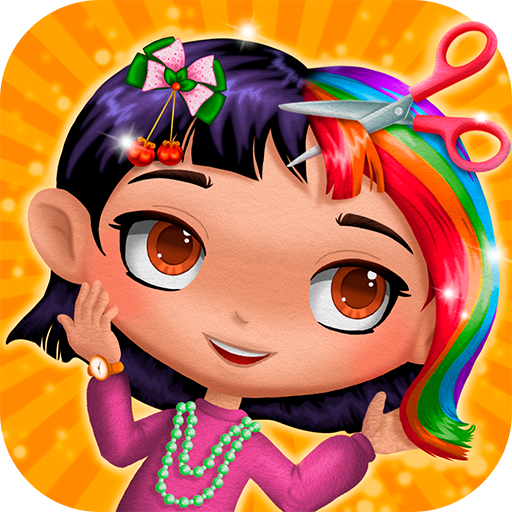 Beauty salon: Girl hairstyles icon