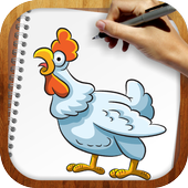 Drawing App Famous Farm Animals icon