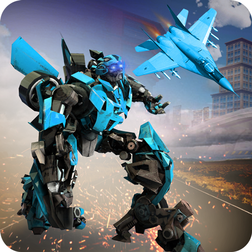 Futuristic Airplane Robot - Transformation Games icon