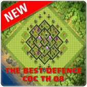 Base COC TH 8 icon