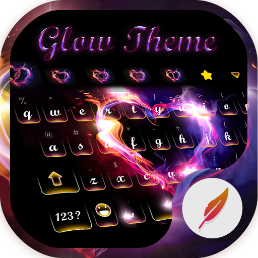 Glow Keyboard Theme أيقونة