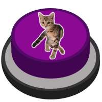Angry Cat Prank Meme Button