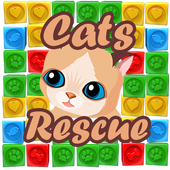Crush Cubes - Cat Rescue иконка