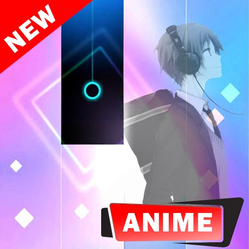 Piano Tiles Anime Song - Free Piano Games Offline icon