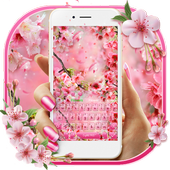 Pink Summer Flower Keyboard icon