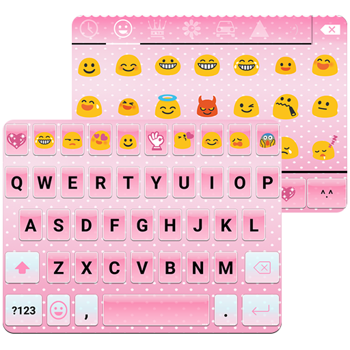 Pink Emoji Keyboard -Emoticons icon