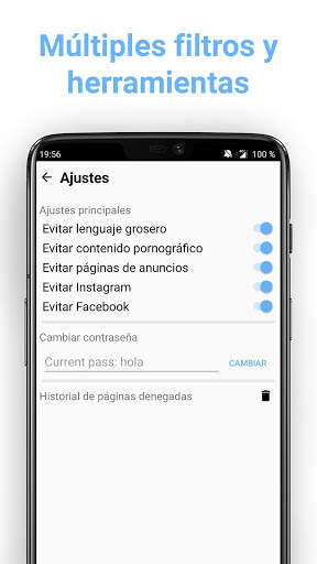 Navegador Control Parental screenshot 2