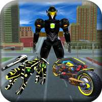 US Police Transform Robot: Leopard Robot War