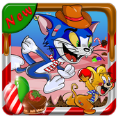 Tom the cat runner and jerry icon