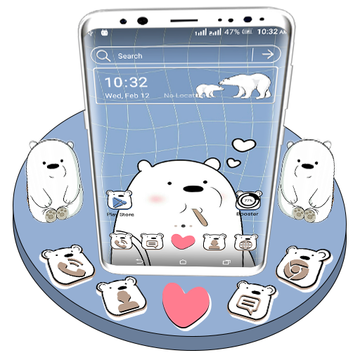 Ice Bear Launcher Theme icon