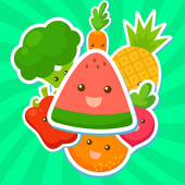 Match 3 Funny Food Deluxe Game icon