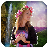 Cut paste photo editor,Cut photo icon